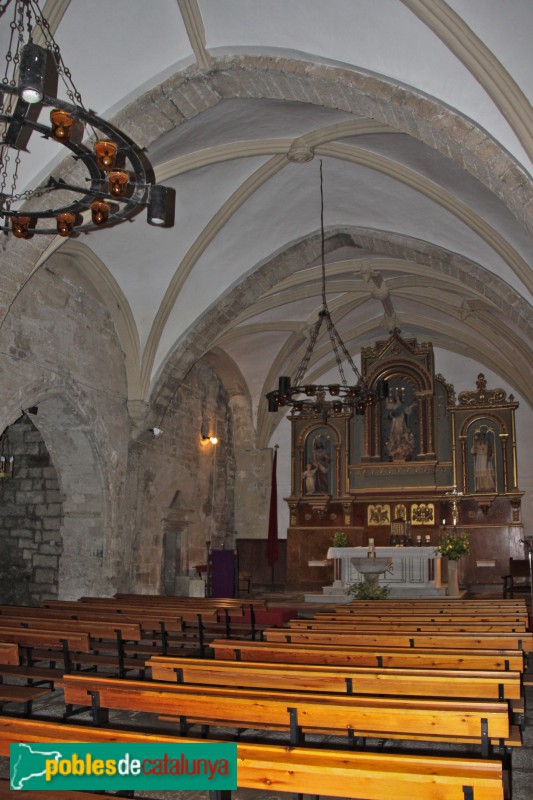 Vilagrassa - Església de Santa Maria, interior