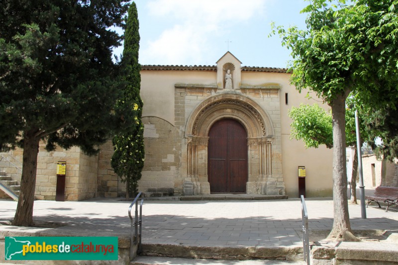 Vilagrassa - Portalada de l'església de Santa Maria