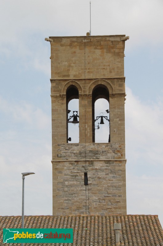 Vilagrassa - Campanar de l'església de Santa Maria