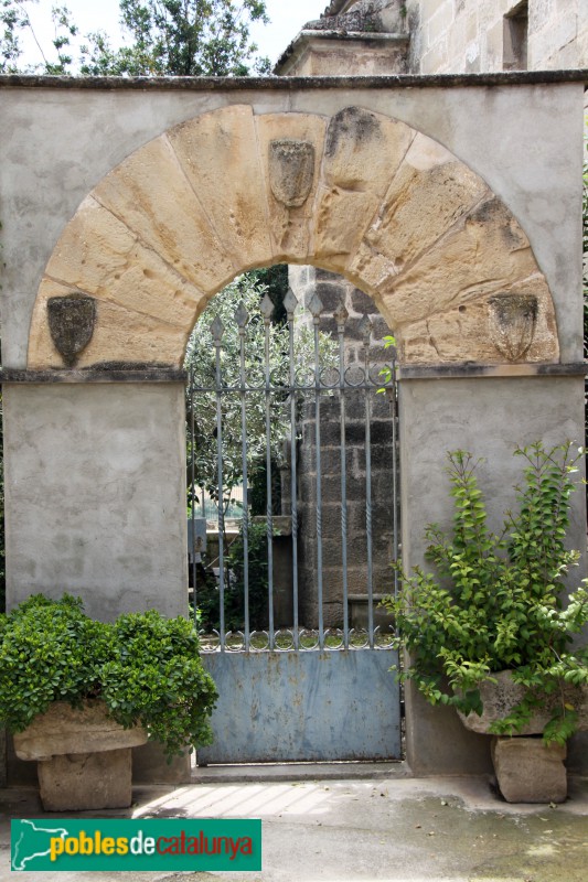 Verdú - Porta de l'antiga rectoria
