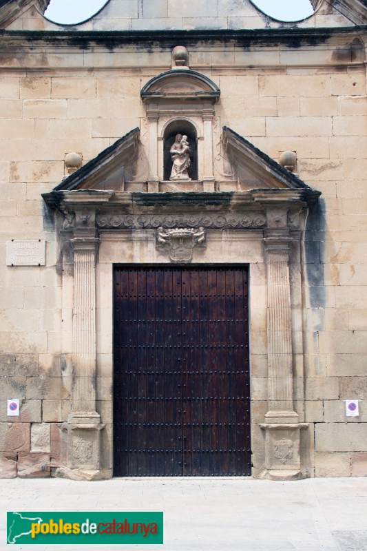Verdú - Església de Santa Maria, portada renaixentista