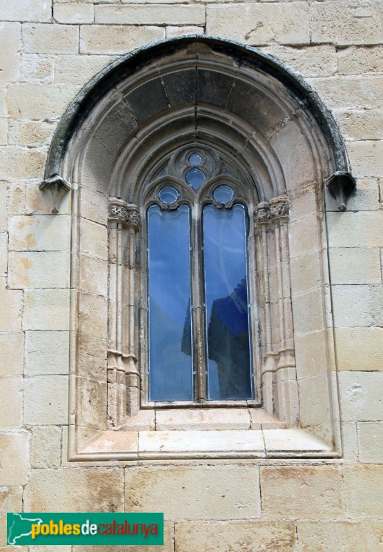 Verdú - Església de Santa Maria, finestra gòtica