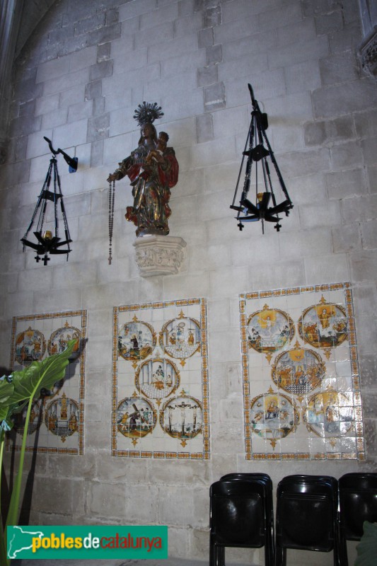 Verdú - Església de Santa Maria, capella del Roser