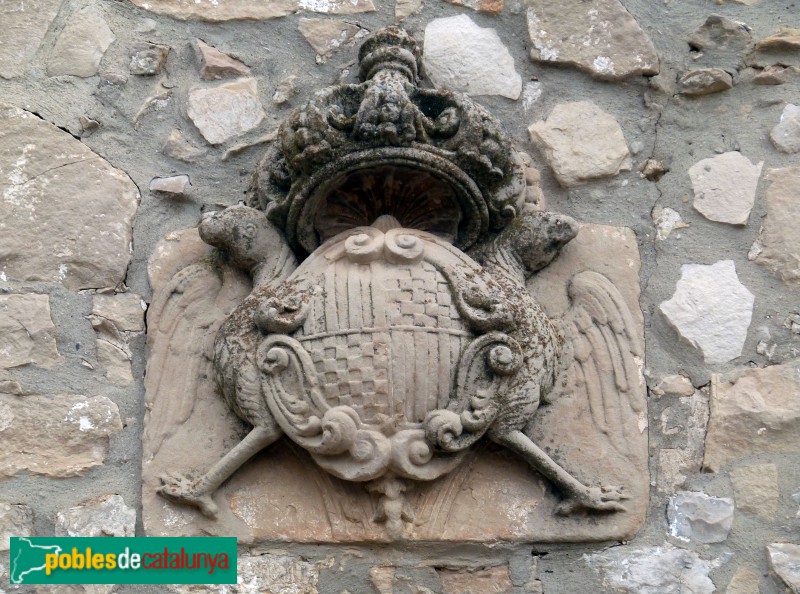 Tàrrega - Ermita de Sant Eloi, escut de la ciutat de Tàrrega
