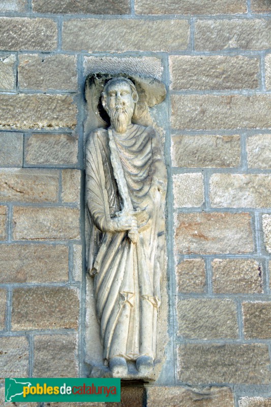 Anglesola - Sant Pau de Narbona: imatge de sant Pau