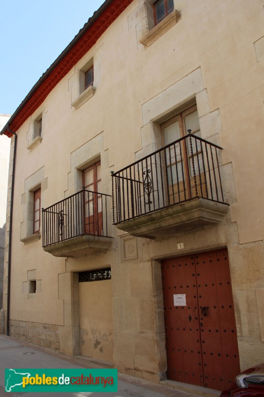 Ciutadilla - Casa Valls, façana carrer Sant Miquel