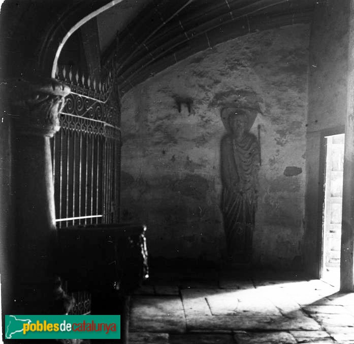 Anglesola - Sant Pau de Narbona: imatge de sant Pau a l'interior