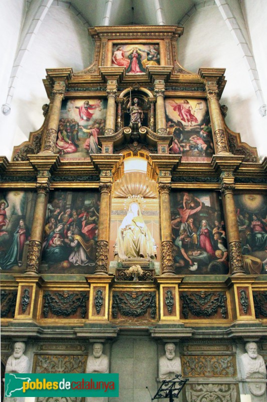Palamós - Església de Santa Maria del Mar, retaule major