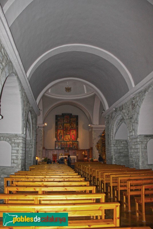 Vielha - Església de Sant Miquel, interior