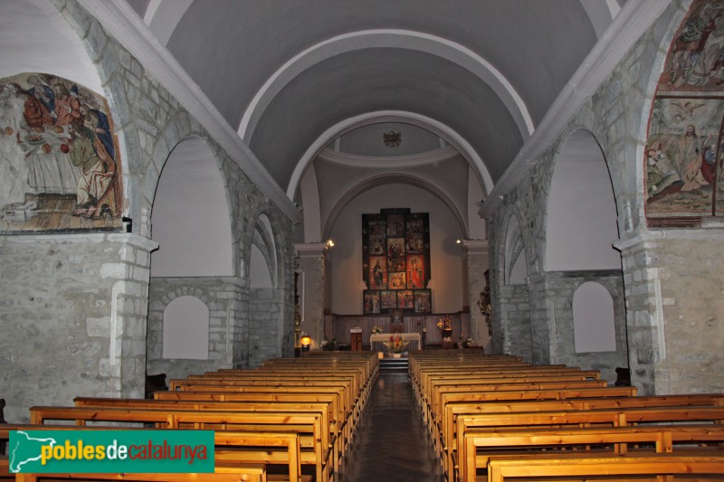 Vielha - Església de Sant Miquel, interior