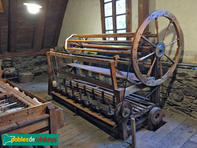 Vielha - Museu de la Llana, màquina de fer madeixes