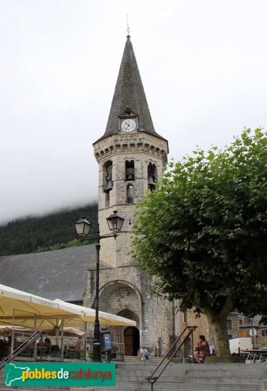 Vielha - Església de Sant Miquel, campanar