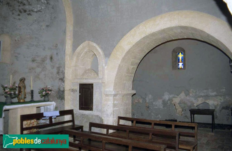 Banyeres del Penedès - Santa Maria del Priorat, interior
