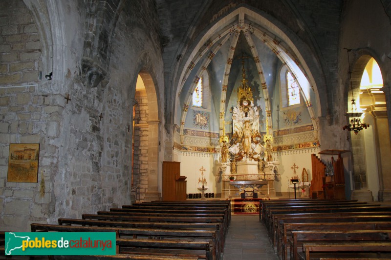 Guimerà - Retaule modernista de l'església de Santa Maria