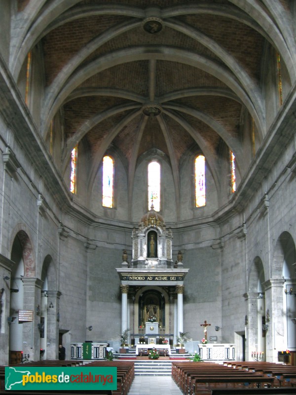 L'Arboç - Església de Sant Julià, interior