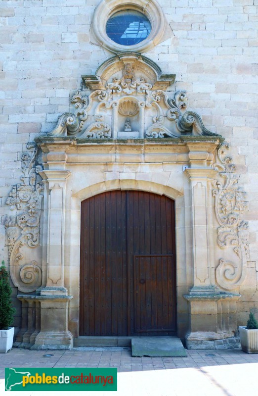 Nalec- Església de Sant Jaume, portada