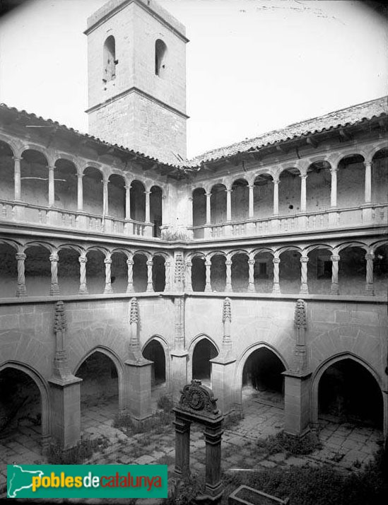 Bellpuig - Convent de Sant Bartomeu, claustre