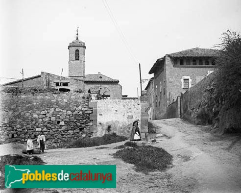 Cornellà de Llobregat - L'església antiga i Can Vallhonrat