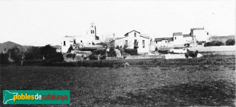 Sant Adrià del Besòs - Església de Sant Adrià (Foto: <i>autor desconegut. Arxiu Fotogràfic Centre Excursionista de Catalunya</i>, inicis segle XX) Sant Adrià del Besòs - Església de Sant Adrià