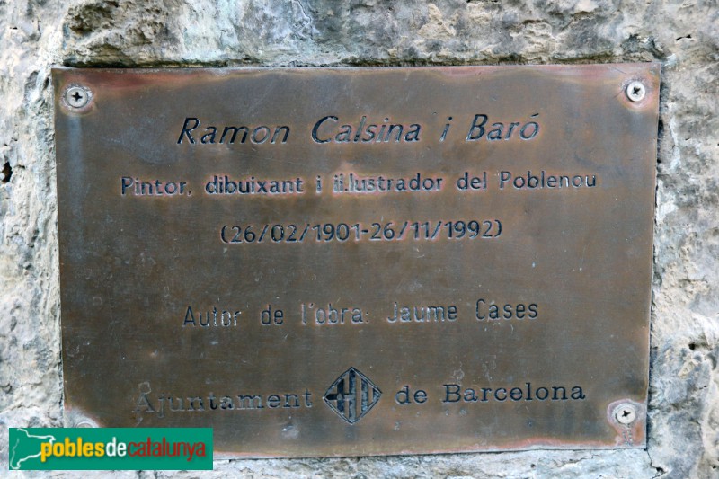 Barcelona - Monument a Ramon Calsina