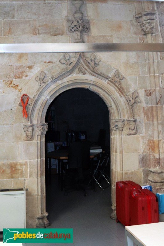 Barcelona - Porxo de Sant Antoni Abat, porta interior