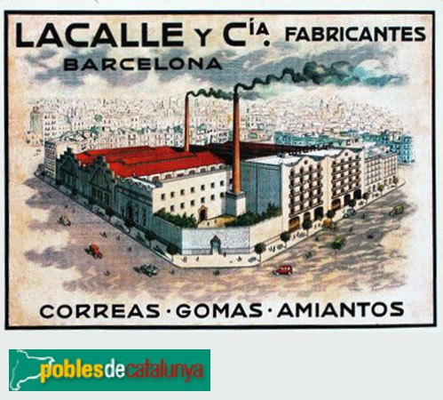 Barcelona - Comte Borrell, 162-164, postal antiga