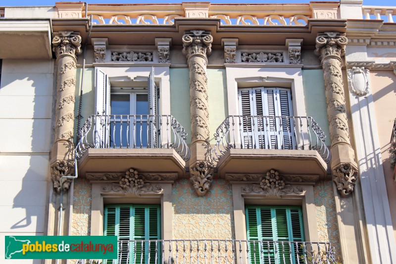 Barcelona - Casa Joan Lledó (Viladomat, 132)