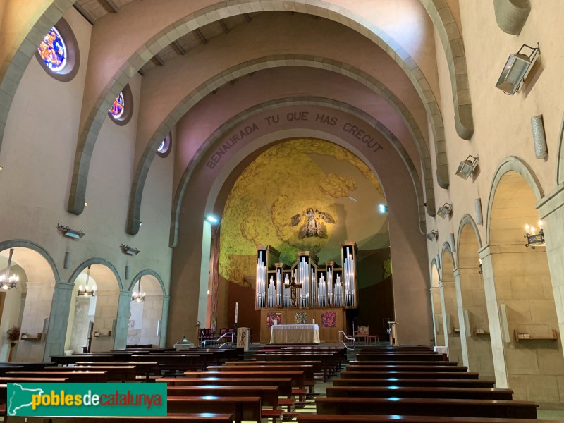 Olesa de Montserrat - Església de Santa Maria, interior