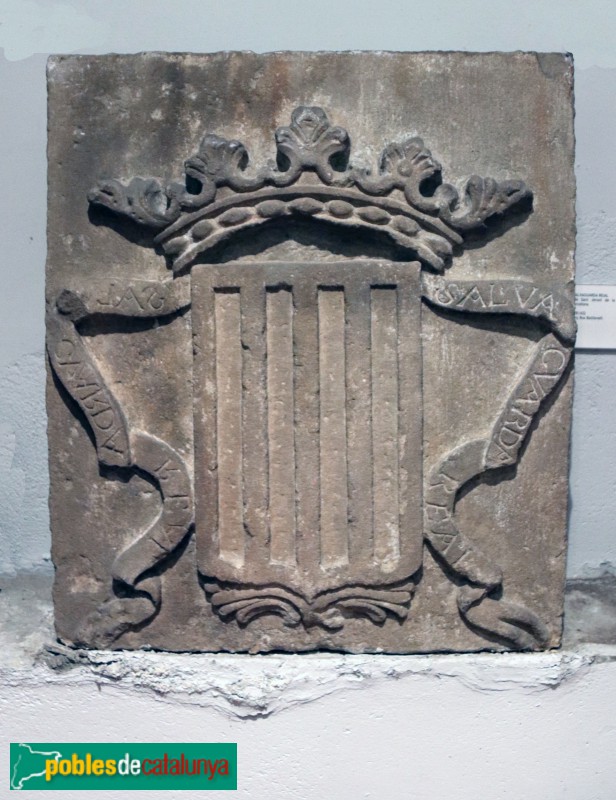 Museu Vicenç Ros - Senyal de salvaguarda reial (procedent de Sant Jeroni de la Vall d'Hebron, Barcelona, segle XIV-XV)