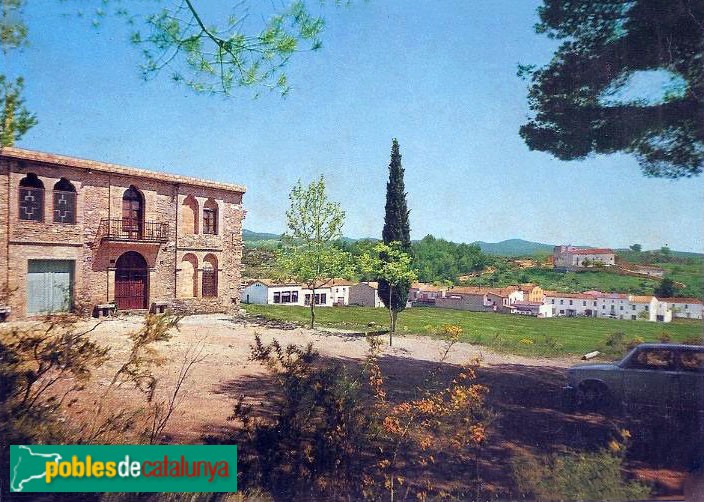 Aiguamúrcia - Sant Cristòfol del Pla de Manlleu, postal anys setanta