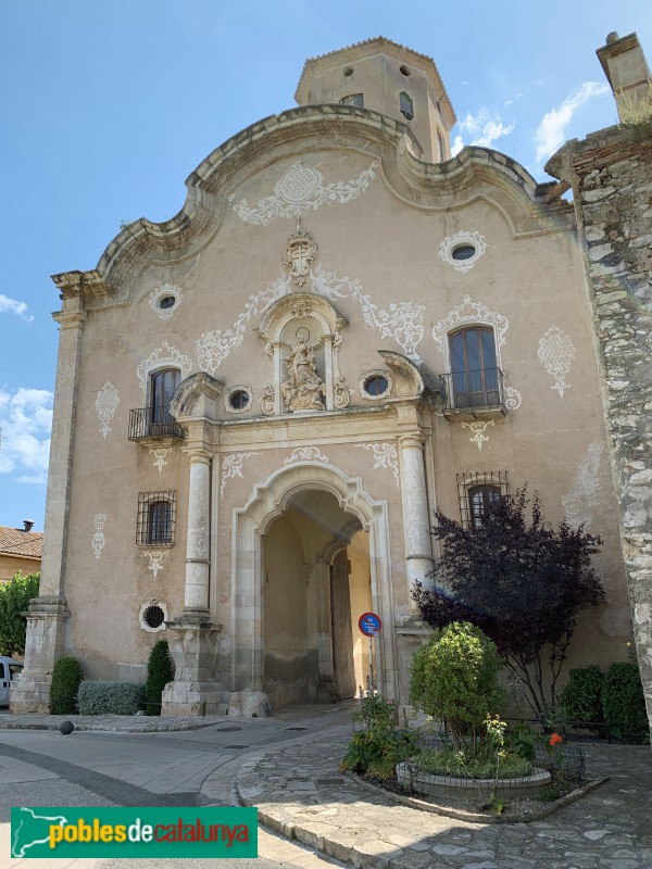 Monestir de Santes Creus - Portal de l'Assumpta, façana plaça Santa Llúcia