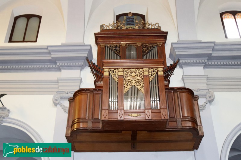 Vallmoll - Església de Santa Maria, orgue del segle XIX