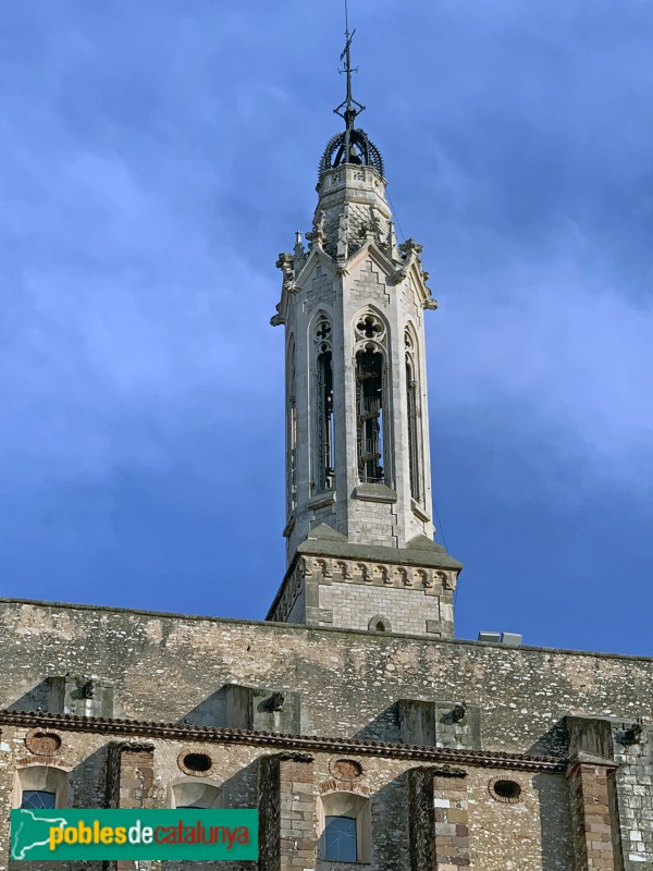 Valls - Església de Sant Joan Baptista. Campanar