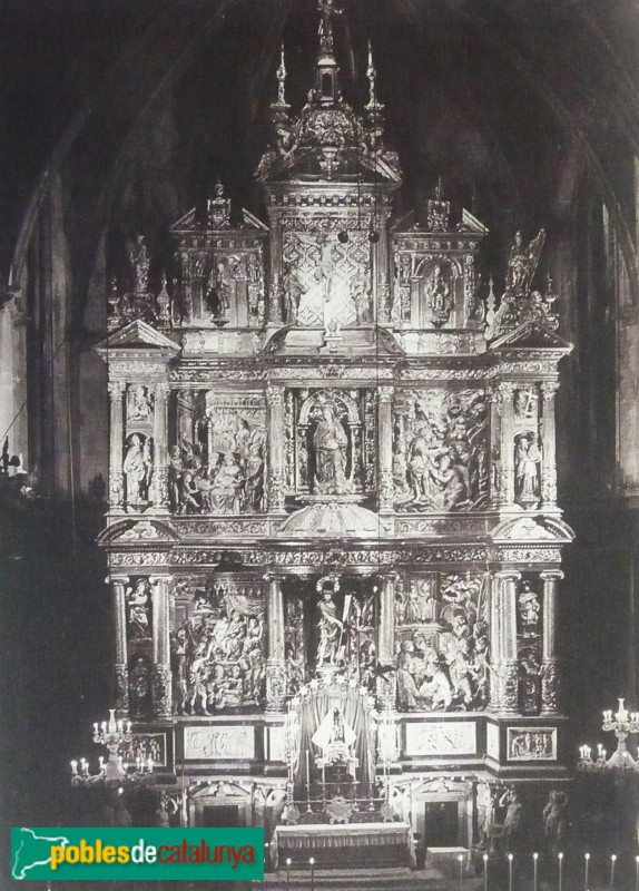 Valls - Església de Sant Joan Baptista, retaule