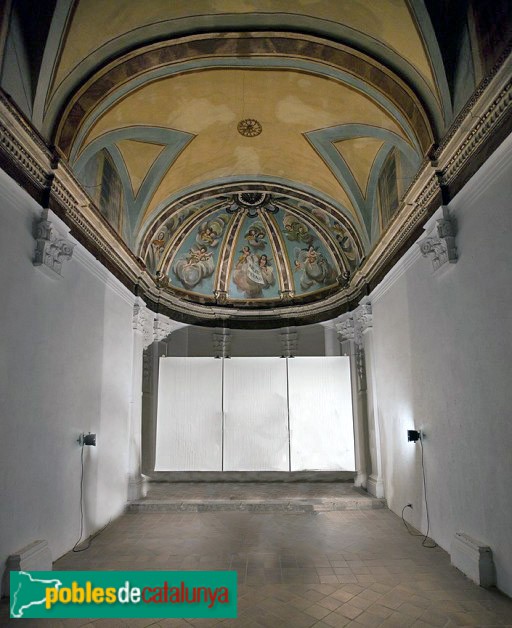 Valls - Capella i antic hospital de Sant Roc, interior de la capella