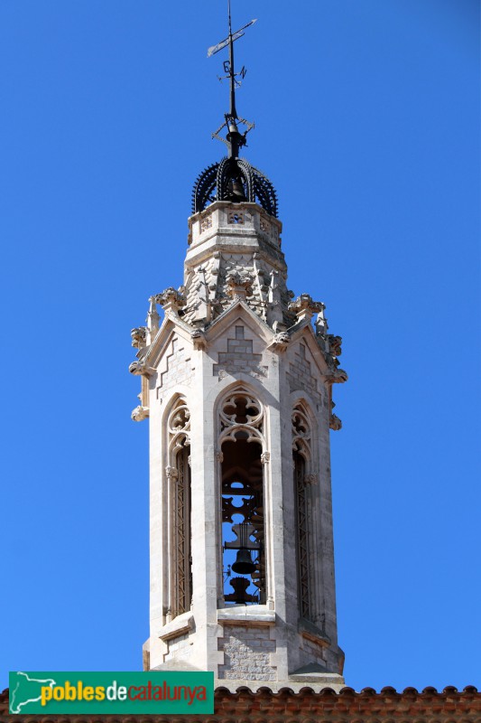 Valls - Església de Sant Joan Baptista. Campanar