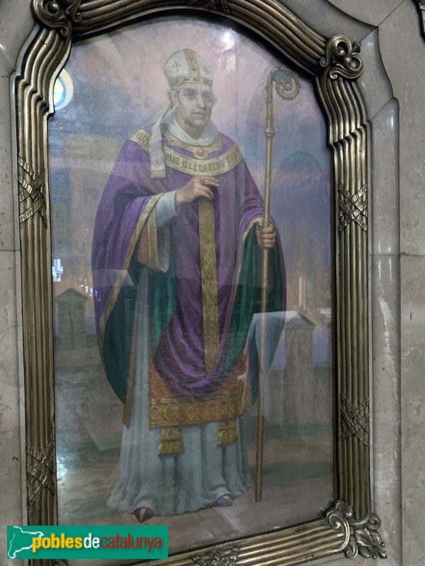 Valls - Església de la M.D. del Lledó, pintura de Baldomer Galofré