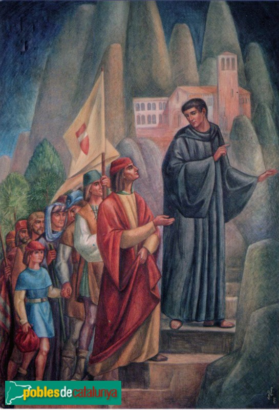 Valls - Església de la M.D. del Lledó, pintura de Català Gomis
