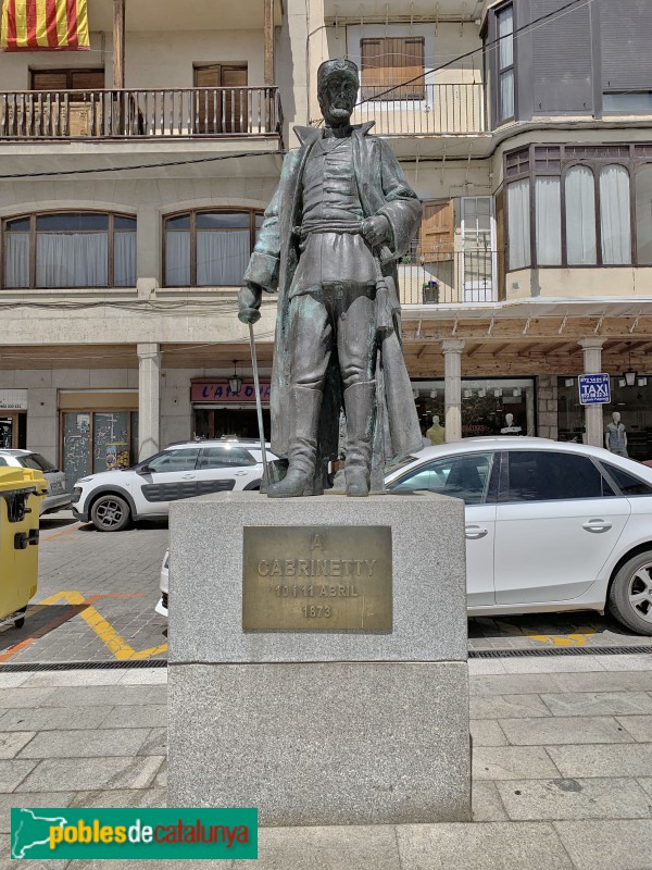 Puigcerdà - Monument al brigadier Cabrinetty