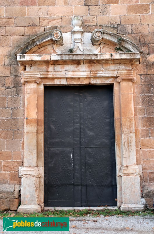 Alcover - Església de l'Assumpció, porta lateral