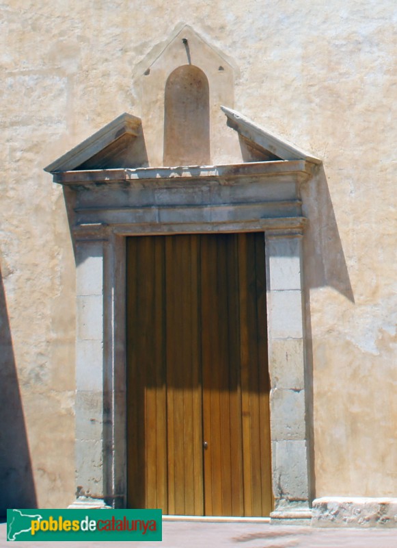 Alcover - Convent de Santa Anna, porta de l'església