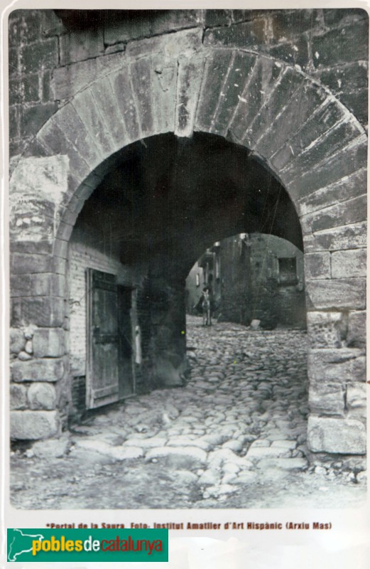Alcover - Portal de la Saura, foto antiga