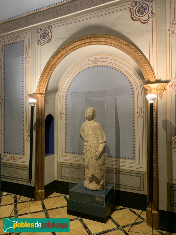 Alcover - Museu Municipal. Escultura gòtica de Sant Miquel