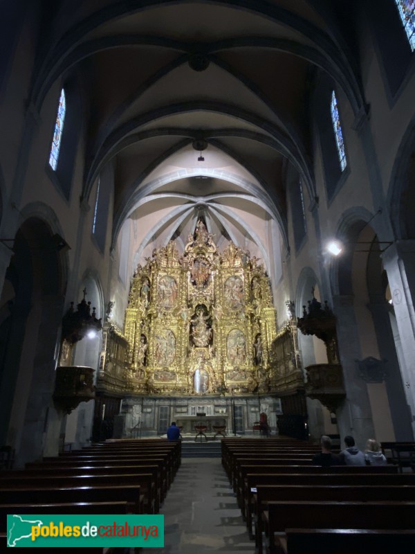 Arenys de Mar - Església de Santa Maria, interior