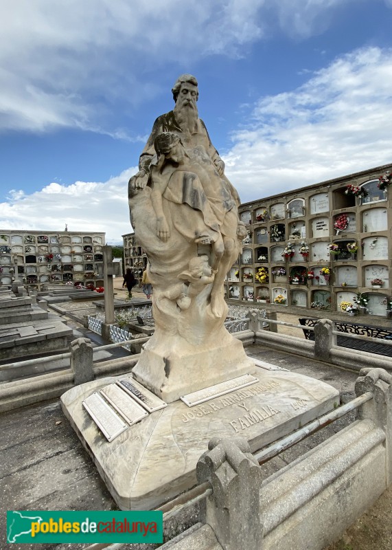 Arenys de Mar - Cementiri. Sepulcre Arnau Presas