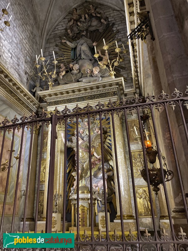 Barcelona - Església de Santa Maria del Pi: Capella de Sant Miquel