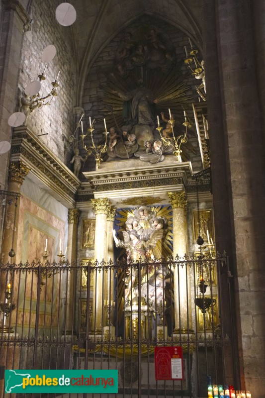 Barcelona - Església de Santa Maria del Pi. Capella de Sant Miquel
