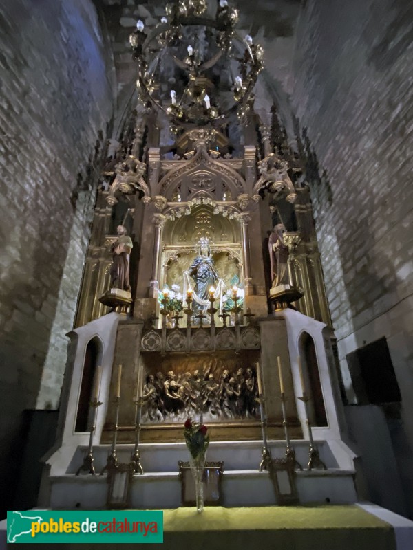 Església de Santa Maria del Pi. Capella de la Mare de Déu de la Cinta