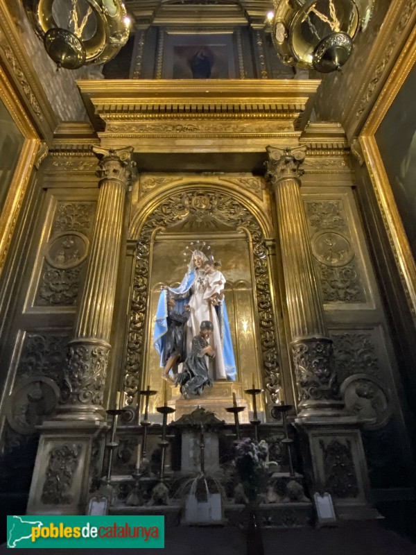 Església de Santa Maria del Pi. Capella de la Mare de Déu dels Desemparats