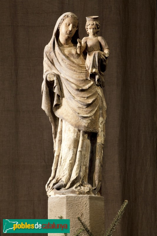 Església de Santa Maria del Pi: imatge gòtica de la Mare de Déu